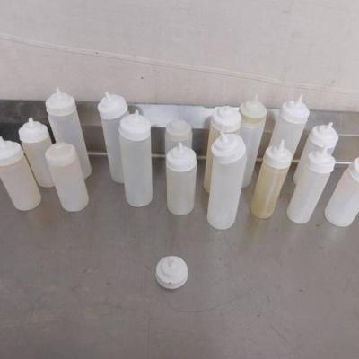 16 Plastic Condiment Dispensing Containers