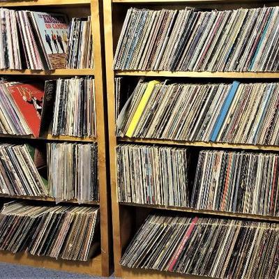 Hundreds of records - a lot of rock and roll