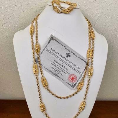 Jacqueline Kennedy Jewelry with Certificate