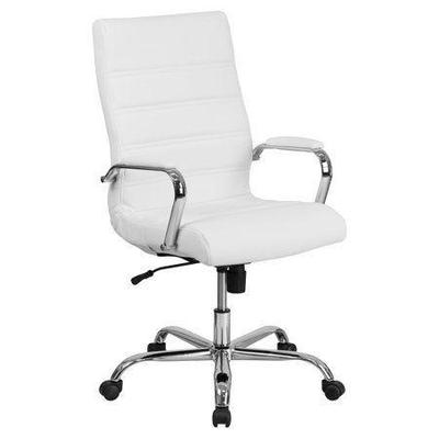 Flash Furniture High Back White Leather Executive ...