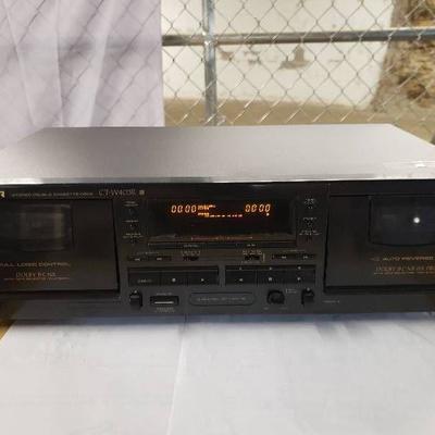Pioneer double cassette player