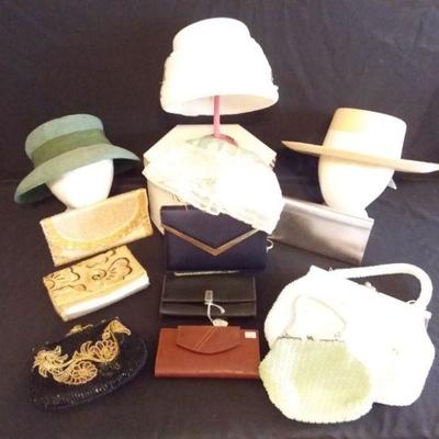 Vintage Hats and Handbags