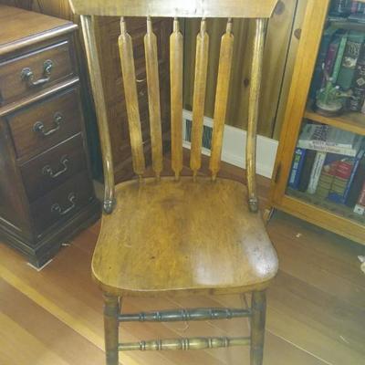 Antique 1880s Wood Chair
