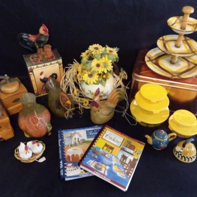 Collectible Coffee Grinders & Chickens