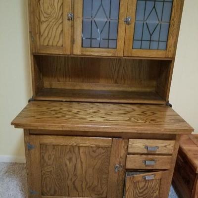 Beautiful Oak Hoosier Cabinet
