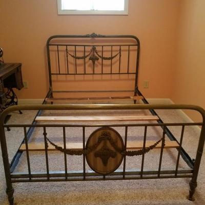 Beautiful Antique Brass Bed