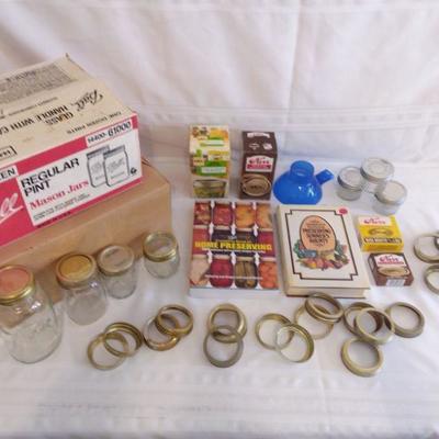 Home Canning Jars Lot
