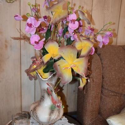 Vase with Floral Arrangement