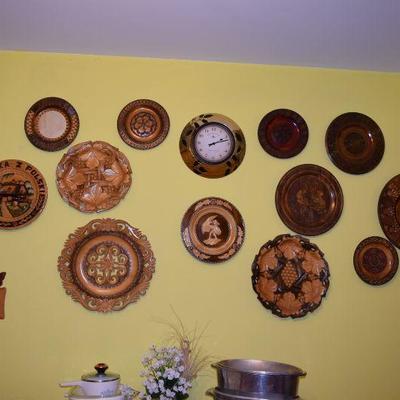 Wooden Collectible Plates