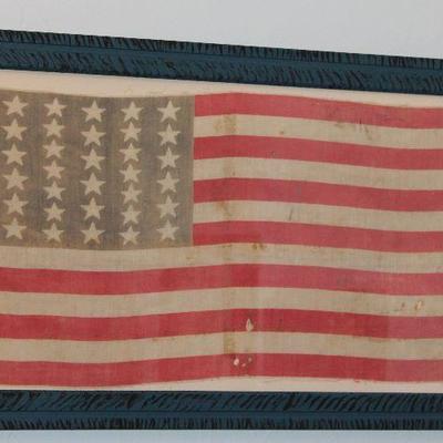 RARE 1890 â€œ42 Star Flagâ€  - For 243 days, the United States had 42 states, but just one day before Washington State's 42 would...