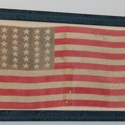 RARE 1890 â€œ42 Star Flagâ€  - For 243 days, the United States had 42 states, but just one day before Washington State's 42 would have...