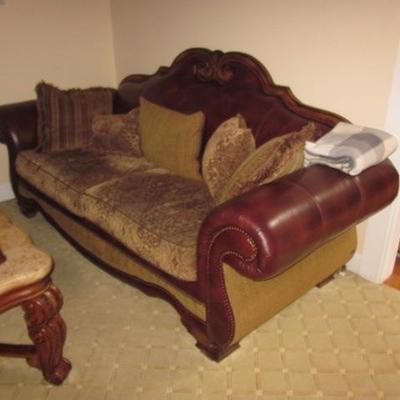 The Place Leather & Fabric Living Room Suite Sofas and Seating