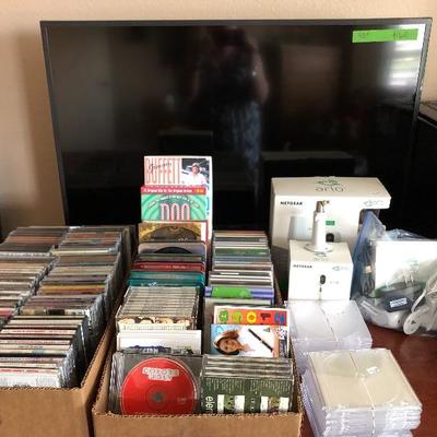 CDs, DVDs, TVs!