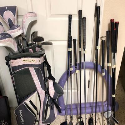 Golf clubs!