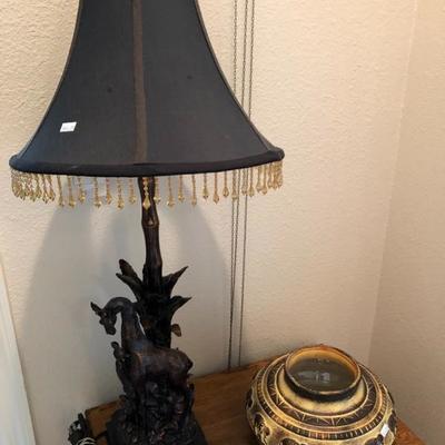 Giraffe Lamp, Elephant bowl