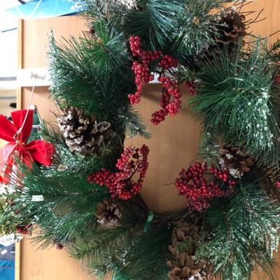 Christmas wreaths.