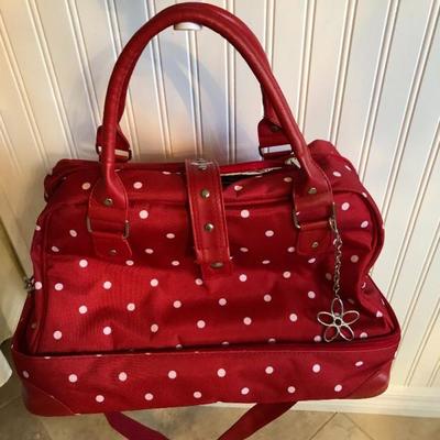 Red & White Polka Dot Carryall for Temptations Serveware