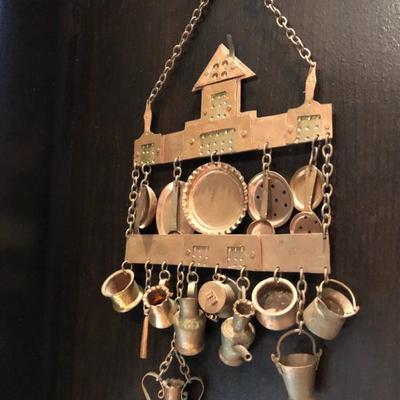 Unique metal wall hanging. 