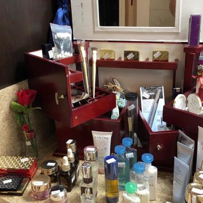 Selection of Department Store Cosmetics.