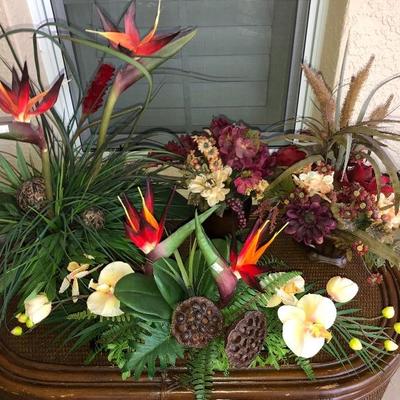 Faux Blooming Plants