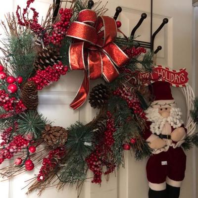 Christmas wreaths.