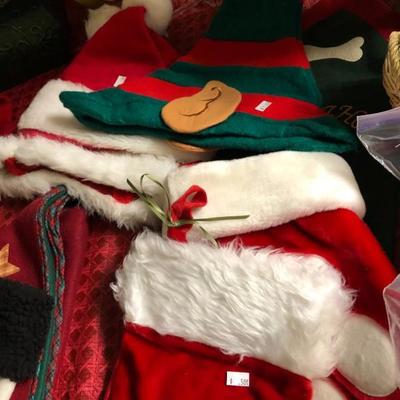 Christmas hats.