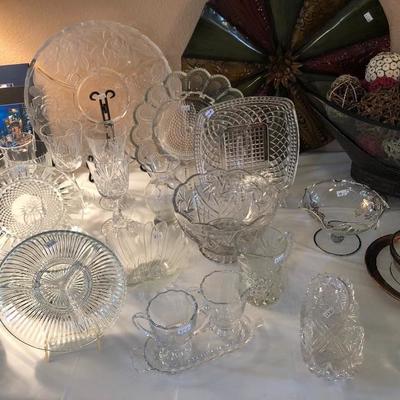 Crystal and glass - great for entertaining 
