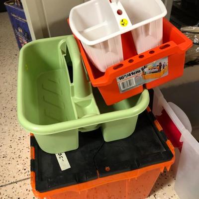 Plastic organizers &Totes