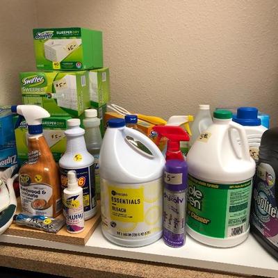 Cleaning supplies.