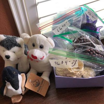 Stuffed Animals. Napkin Rings.