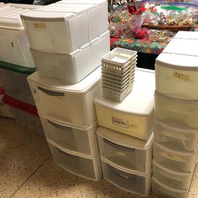 Plastic organization /storage.