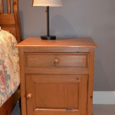 Pair of pine nightstands