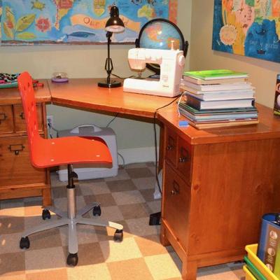 Pottery Barn corner desk