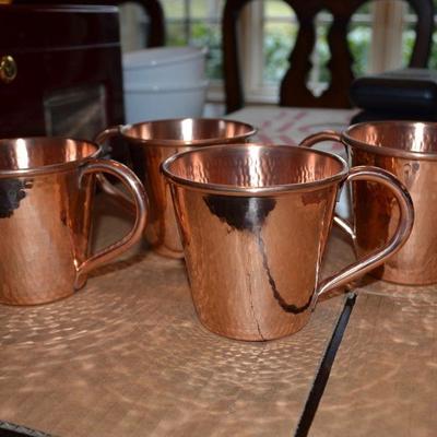 Copper mugs