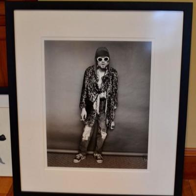 Limited edition Kurt Cobain photo signed by the artist (Jesss Frohman)