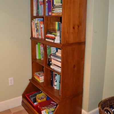 One of a pair of Pottery Barn shelves