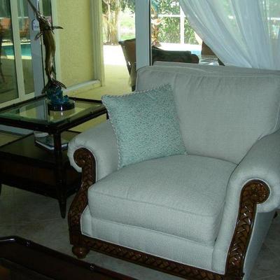 Portion of Tommy Bahama Living room set