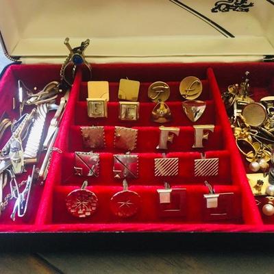 Collection of cuff links 