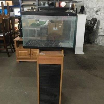 Large Fish Tank and Cabinet