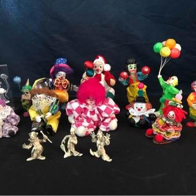 Miscellaneous collectible clowns