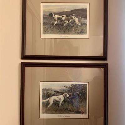 Set of Four George Wright Sporting Lithographs
