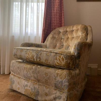 Lexington Furniture Burnt Velvet Armchair