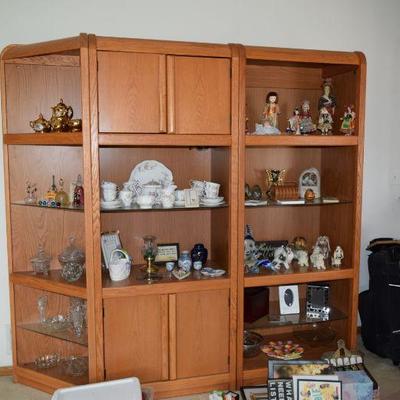 Display Cabinet, Collectibles, & Decor