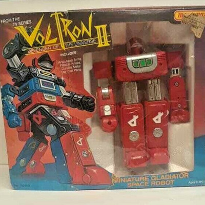 VINTAGE 1984 MATCHBOX VOLTRON II MINI GLADIATORSPACE ROBOT RED IN ORG BOX LAE010 https://www.ebay.com/itm/123791716373