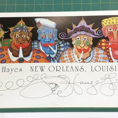 Jamie Hayes Remarque Signed Artist Proof New Orleans Pint 1997 Smokers LAC028 https://www.ebay.com/itm/123791693508