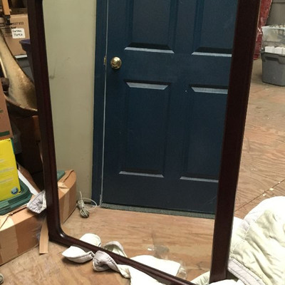 Modern Large Wood Frame Mirror CW1011 3' X 4' $20$20 