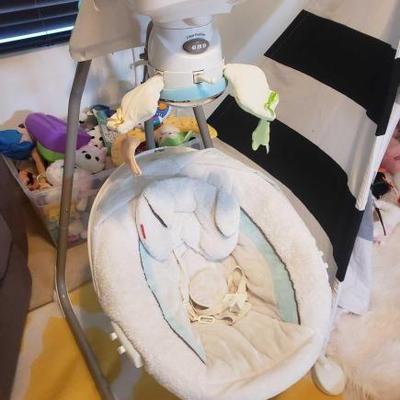 #351: Fisher-Price Cradle 'n Swing
In working condition