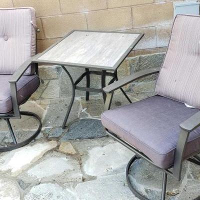 
#431: Patio Furniture, Table and 2 Chairs
Patio Furniture, Table and 2 Chairs