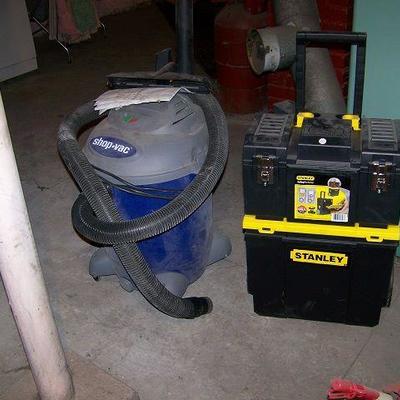 Shop Vac, Stanley Rolling Tool Box