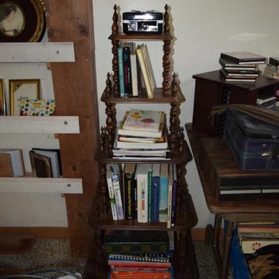 Books & Vintage Shelving Unit